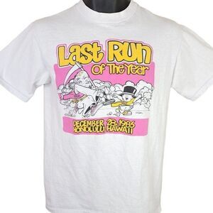 Last Run Of The Year T Shirt Vintage 80s 1986 Honolulu Hawaii Made In USA Mens S